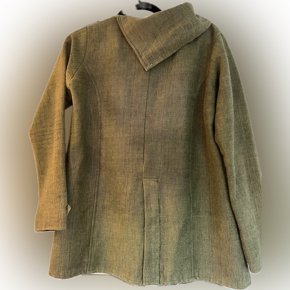 Vintage AVATAR Green Linen Blend Jacket – Size Small - Picture 2 of 3